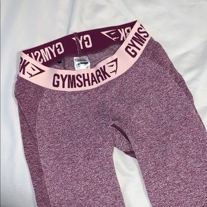 Size small maroon/pink Gymshark workout leggings.